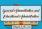General Administration and Educational Administration