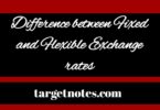 Difference between Fixed and Flexible Exchange rates