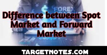Difference between Spot Market and Forward Market