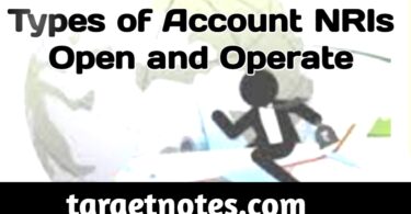 Types of account NRIs open and operate