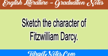 Sketch the character of Fitzwilliam Darcy.