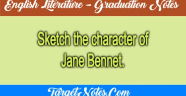 Sketch the character of Jane Bennet.