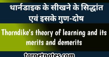 थार्नडाइक के सीखने के सिद्धान्त | सिद्धान्त के गुण या विशेषताएं | सिद्धान्त के दोष या सीमाएं