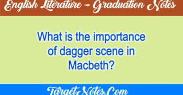 What is the importance of dagger scene in Macbeth?