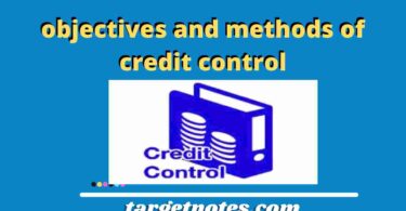 objectives and methods of credit control