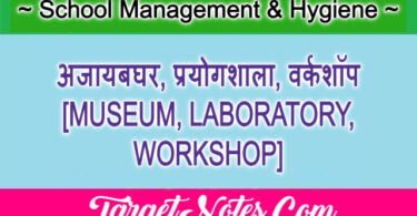 अजायबघर, प्रयोगशाला, वर्कशॉप [MUSEUM, LABORATORY, WORKSHOP]