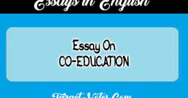 Essay On CO-EDUCATION