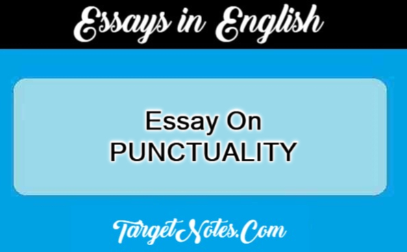 an essay on punctuality