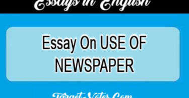 Essay On USE OF NEWSPAPER