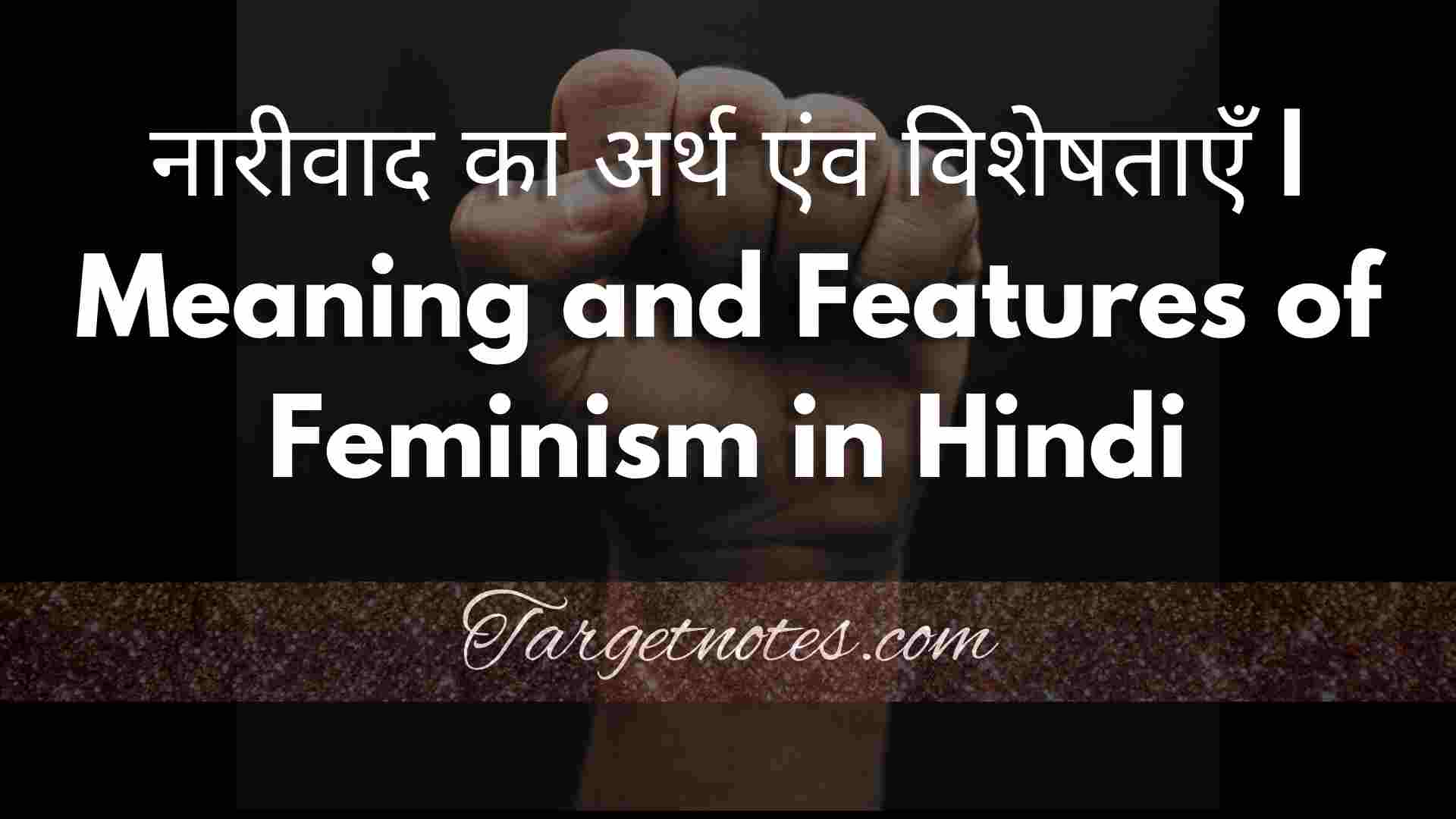 essay in hindi on feminism