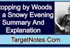 Stopping by Woods on a Snowy Evening Summary And Explanation