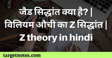 जैड सिद्धांत क्या है? | विलियम औची का Z सिद्धांत | Z theory in hindi