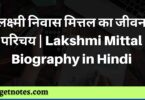 लक्ष्मी निवास मित्तल का जीवन परिचय | Lakshmi Mittal Biography in Hindi