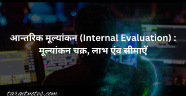 आन्तरिक मूल्यांकन (Internal Evaluation) : मूल्यांकन चक्र, लाभ एंव सीमाएँ